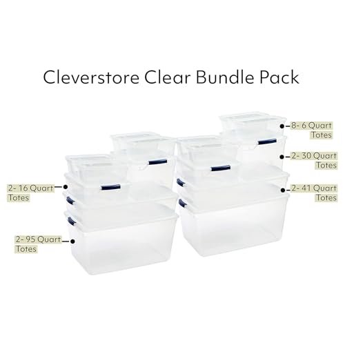 Cleverstore Clear Dorm Variety 16 (16 Count)