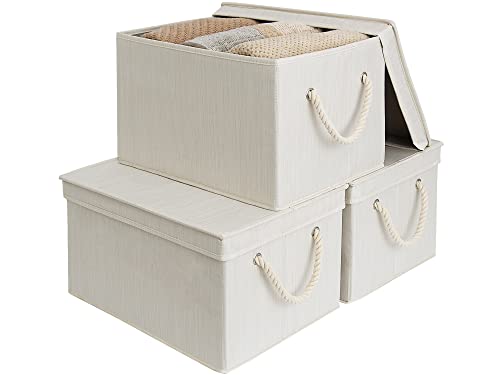 Storage Bins with Lids (3 Count)