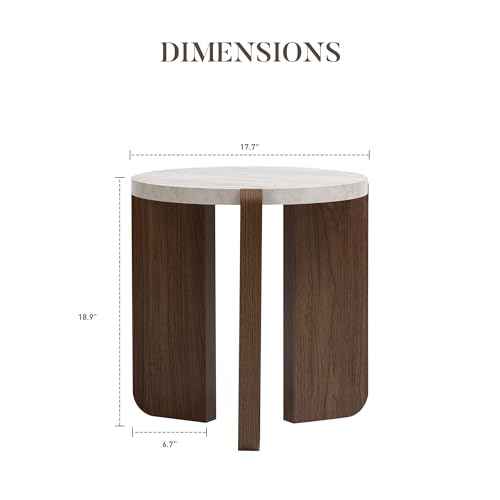 17.7" Mini Round Side Table