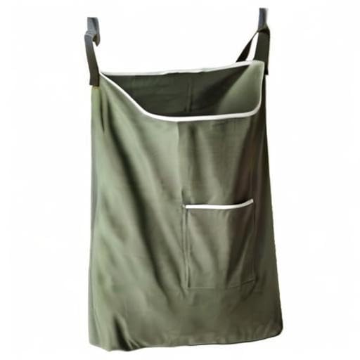 Door Hanging Laundry Hamper with Front Pocket