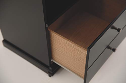 Maribel Children's Traditional 1 Drawer Nightstand with 1 Storage Cubby