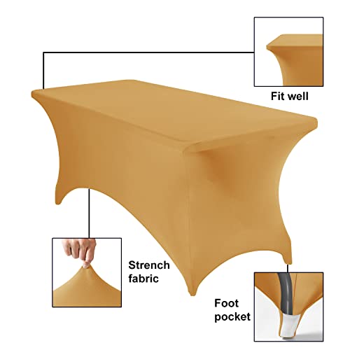 Spandex 6ft Waterproof Table Cover for Party