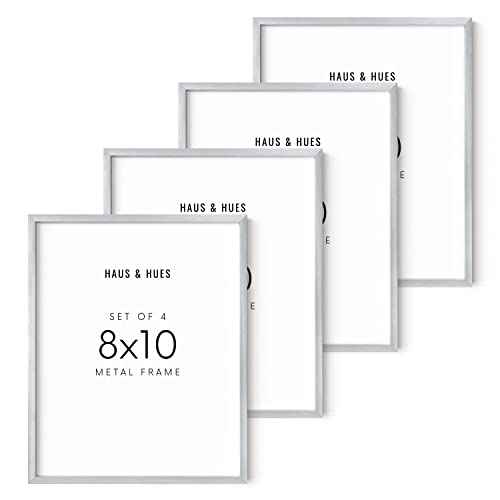 Silver Picture Frames (4 Count)
