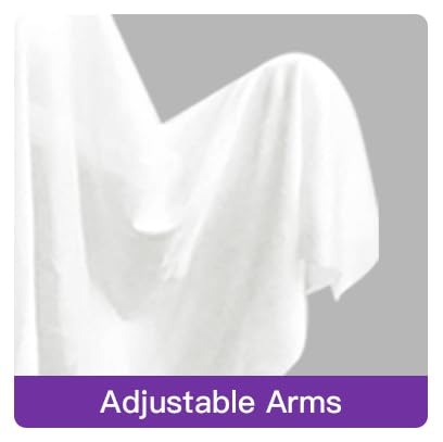 4 Pack Halloween Hanging Ghosts with LED Lights (4 Count)