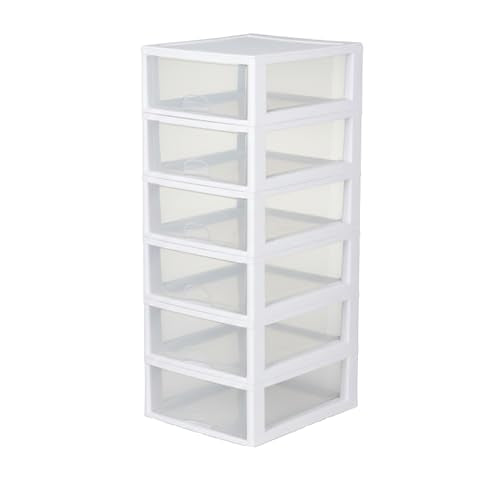 Stacking Drawer Storage Organizer for Clothes (6 Count)