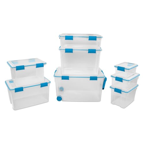 Gasket Storage Box with Lids for Home & Office (4 Count)