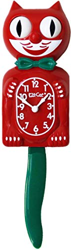 Kit Cat Clock Limited Edition Red & Green Christmas