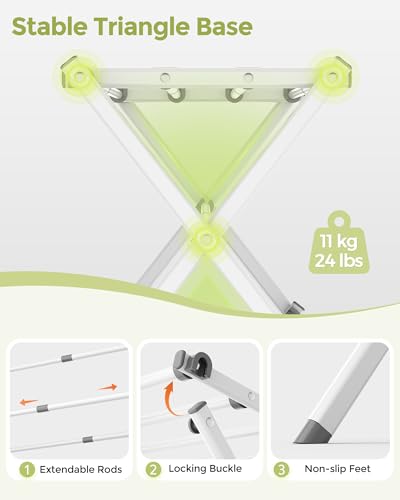 3 Tier Foldable Clothes Drying Rack