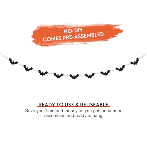 2 Packs Halloween Decorations Garland (51 Count)