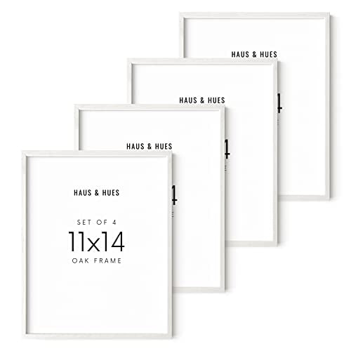 White Oak Wood 11x14 Picture Frames (4 Count)