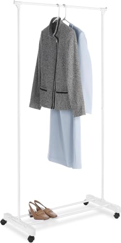 Rolling Garment Rack White (72 Count)