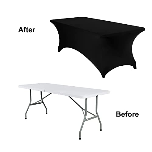 Spandex 8ft Waterproof Table Cover for Party