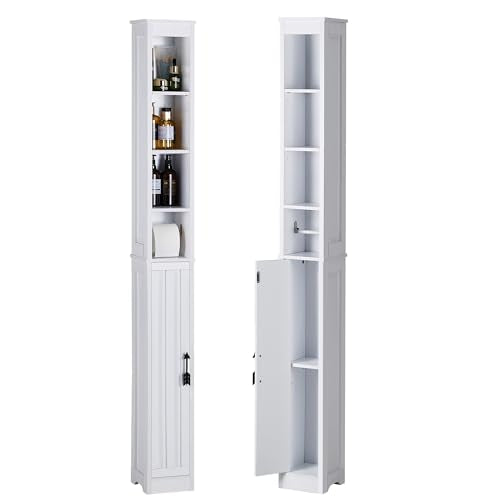 71" Tall Bathroom Storage Cabinet