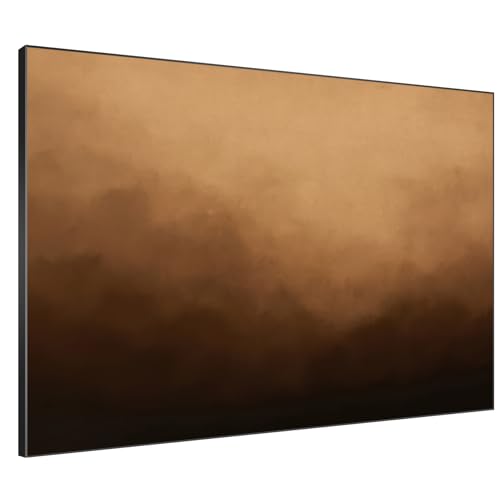 60"x72" Extra Large Framed Wall Art Warm Earth Tones Abstract Landscape Illustration for Home Living Room Bedroom Decor