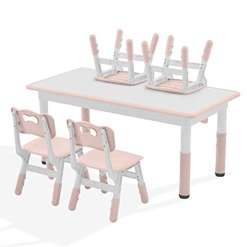 Kids Study Table and Chairs Set