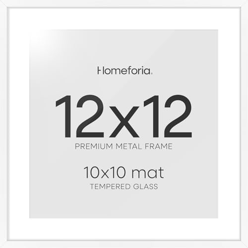 12x12 White Picture Frame