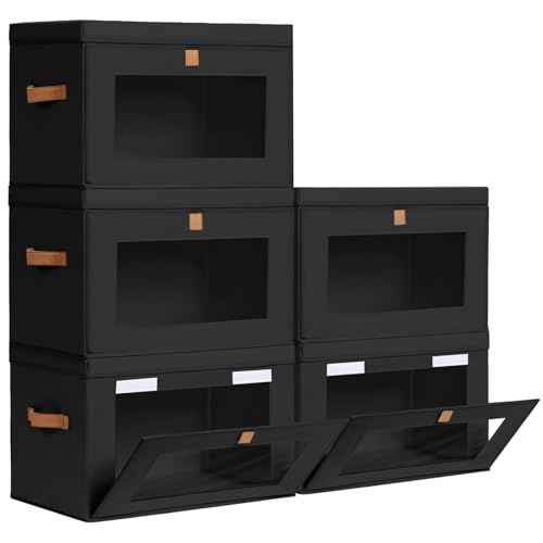 Large Closet Storage Bins (5 Count)