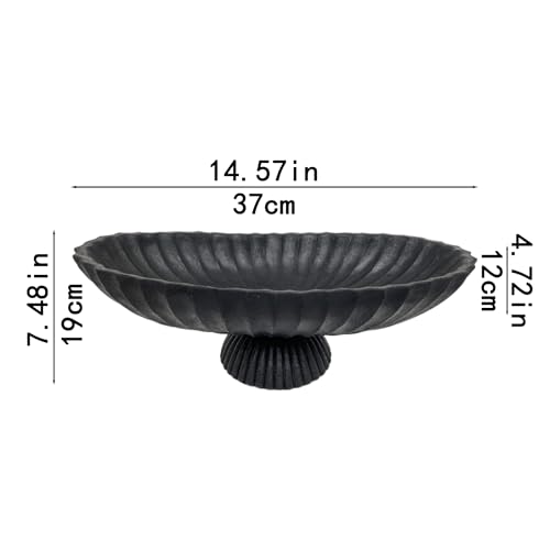 14.5" Large Decorative Long Bowl