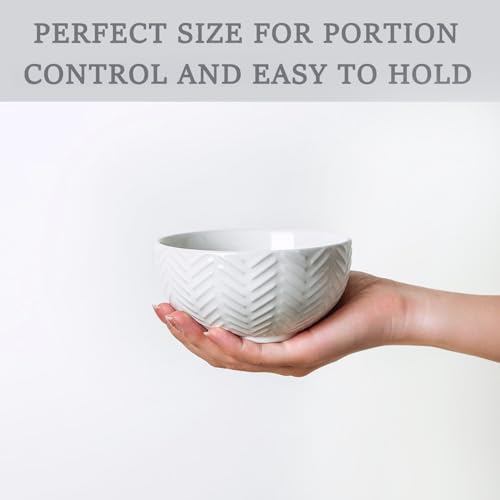 Sureasy Ceramic Ice Cream Bowls Set of 4 (4 Count)