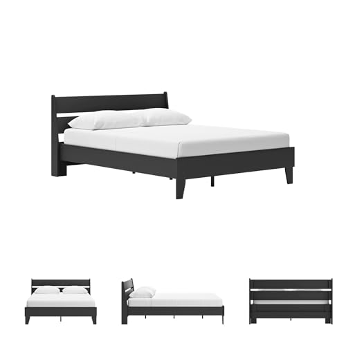 Socalle Queen Platform Bed with Headboard
