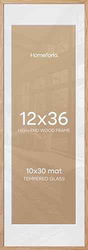 12x36 Natural Oak Picture Frame (3 Count)