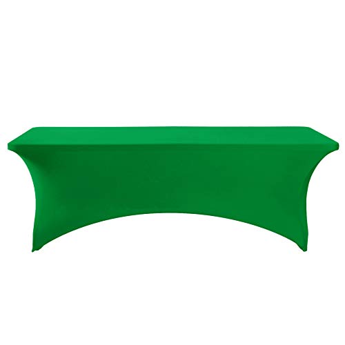 2Pack Spandex Table Cover for 6Ft or 4fT or 8ft Table Universal Fitted Stretch Tablecloth for Party
