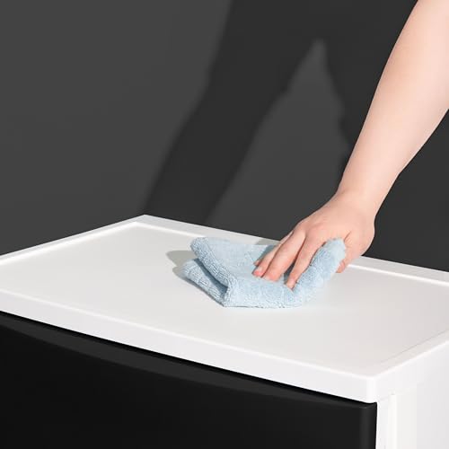 4 Drawer Wide Plastic Drawer Organizer