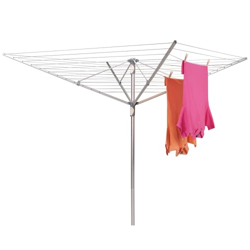 1710 Height Adjustable Outdoor Umbrella Drying Rack