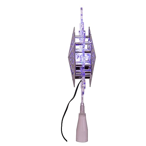 Kurt Adler JEL0306 Rotating Snowflake Treetop