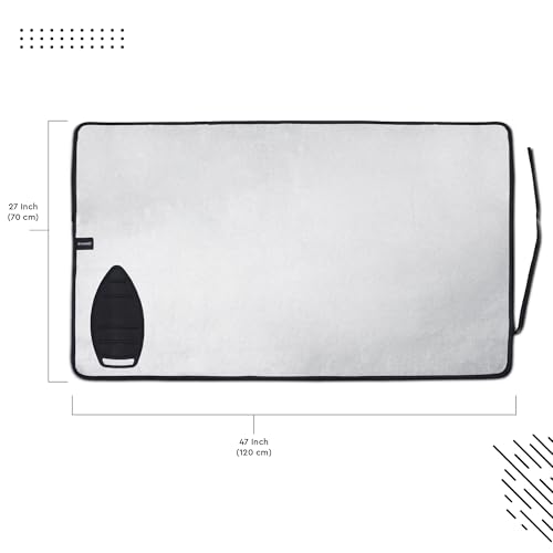 Ironing Mat Heat Reflective Pad 48"x28" Silver