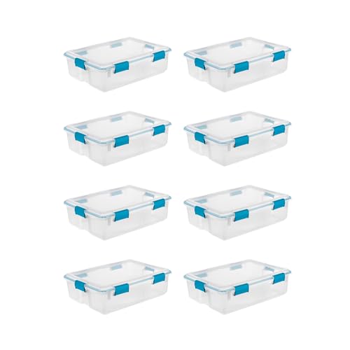 Gasket Storage Box with Lids for Home & Office (4 Count)