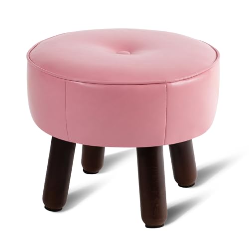 Small Foot Stool Round Pouf Ottoman
