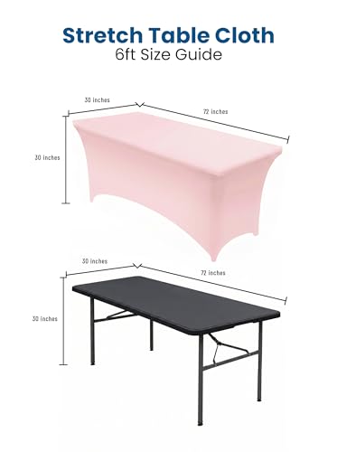 Spandex Table Cloth 1 Pack [6FT