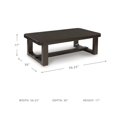 Modern Wood Rectangle Coffee Table