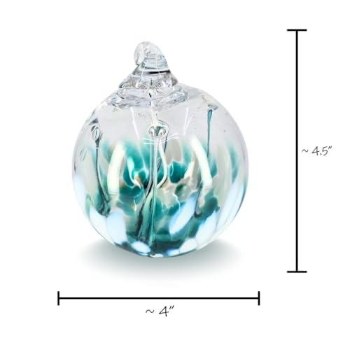 Luke Adams Handmade Glass Gazing Balls for Garden
