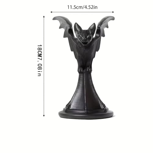 Gothic Decor Bat Halloween Candle Holder for Home