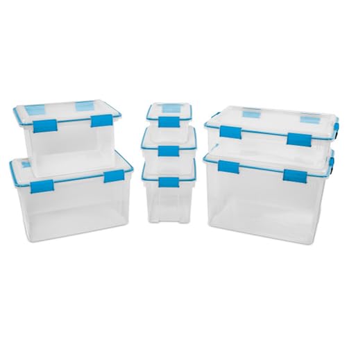 Gasket Storage Box with Lids for Home & Office (4 Count)