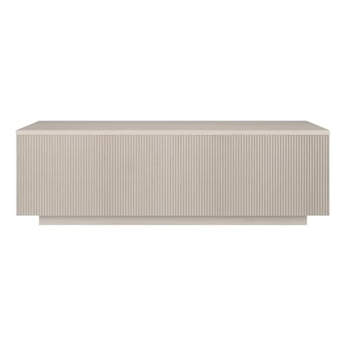 48" Modern Fluted Coffee Table