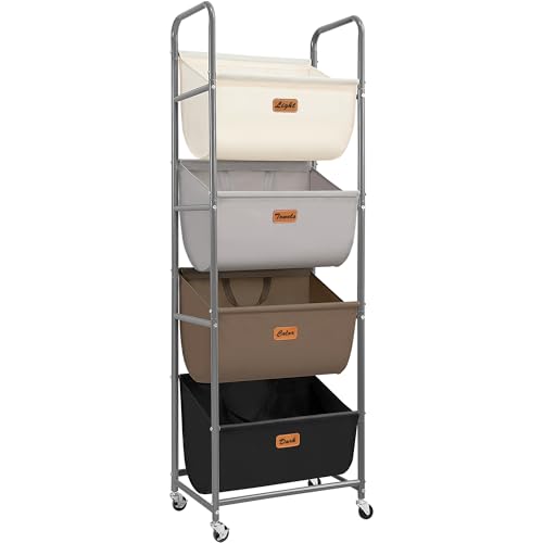 Vertical Rolling Laundry Hamper
