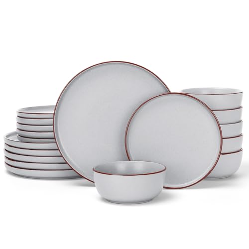 Mercury 18 Piece Stoneware Dinnerware Set