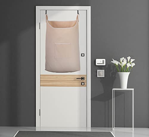 Hanging Laundry Hamper with Front Pocket