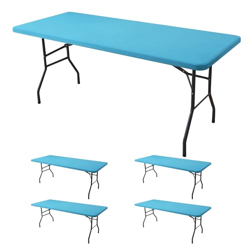 Spandex 6ft Table Cover Fitted (4 Count)