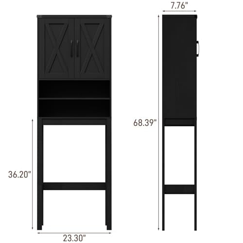 Over The Toilet Storage Cabinet with Adjustable Shelf