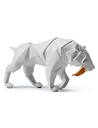 Panther Statue Sculpture Animal Figurine Modern Home Decor 9.8 Inch