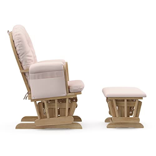 Premium Hoop Glider & Ottoman