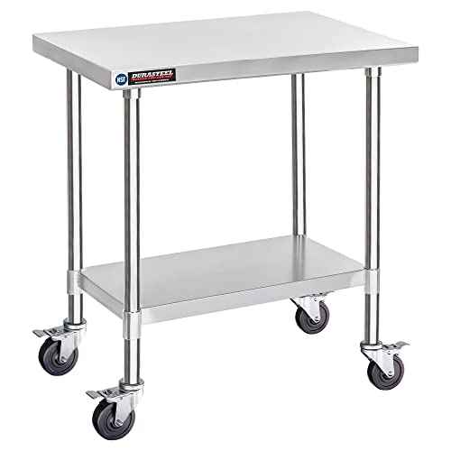 30x36 NSF Stainless Steel Cart Work Table