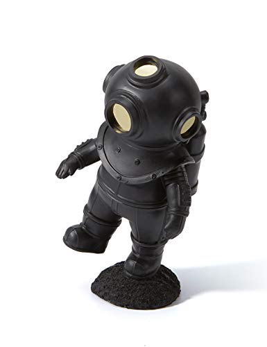 Diver Figurine Nautical Statue Modern Home Sculpture 7.1 Inch