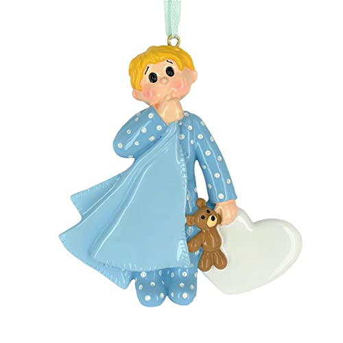 3D Blonde Toddler Ornaments for Christmas Tree 2026