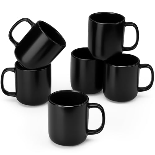 Stoneware Coffee Mugs Set (6 Count)