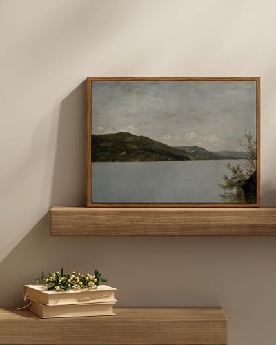 Framed Canvas Wall Art Vintage Decor